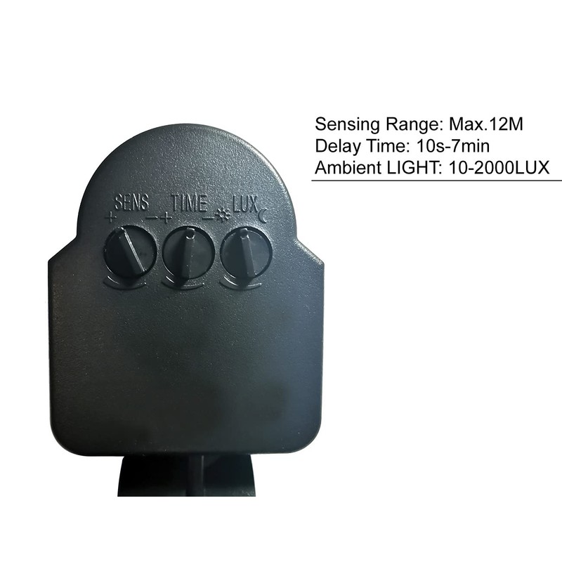 Mageway Waterproof Wall Mounted 1200W Incandescent Motion Infrared Sensor Switch