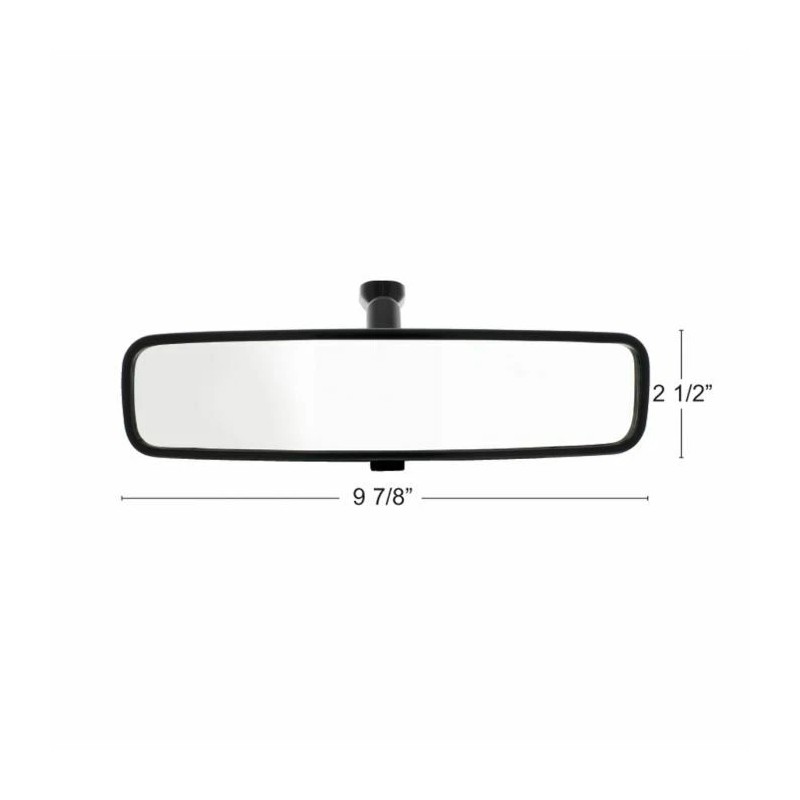 United Pacific 10" Black Day/Night Interior Rearview Mirror Assembly -