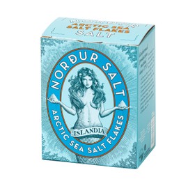 Nordur Salt Arctic Sea Salt Flakes Cardboard Plain 8.8 OZ, 1