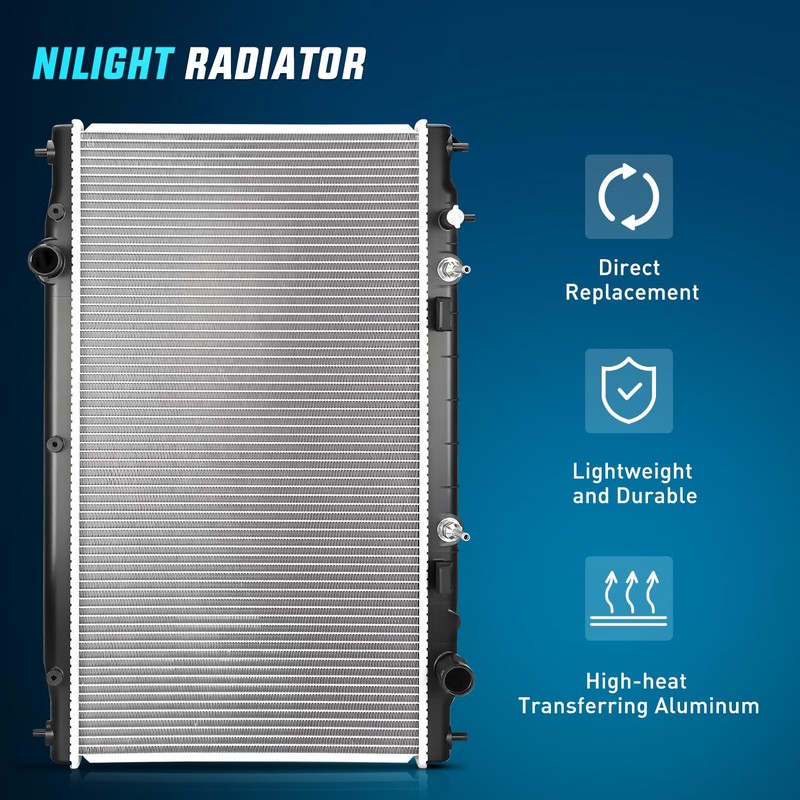 Nilight Radiator for Infiniti Q50 V6 3.5L 3.7L 2014 2015