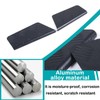 Car Alloy Black Front Bumper Protection Pedal Corner Cover Compatible