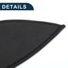 X AUTOHAUX Leather Car Door Anti Kick Pad Sticker for