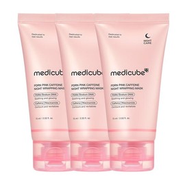 [medicube] PDRN Pink Caffeine Overnight Wrapping Mask : SLEEP, SHED, AND GLOW!:_3ea