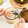 Glass Stirring Spoons Long Handle, 6-Pack Heat-Resistant Coffee Spoon for