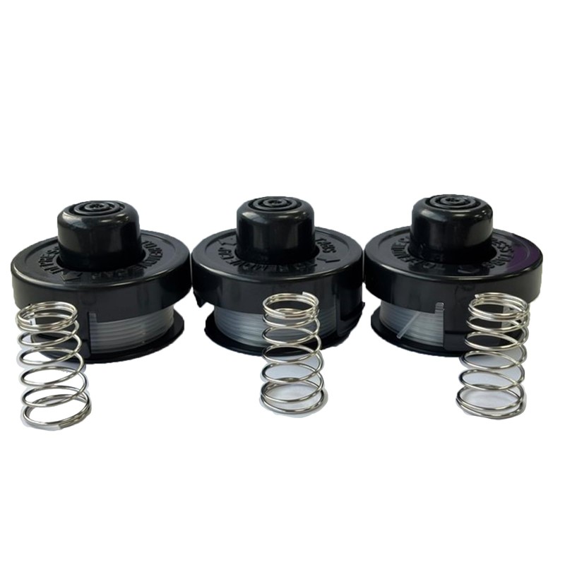 esmusssein 3PACK Strimmer Line & Cover,Spool Line +Cap with Spring