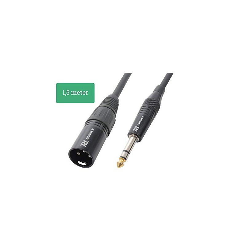 Power Dynamics – Signal Cable 1.5 m XLR male/jack 6.3