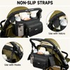 ZIOZERTT Universal Stroller Organizer with Insulated Cup Holder,Stroller Caddy Bag
