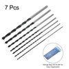 sourcing map 7pcs Brad Point Drill Bits 4-12mm Dia Straight