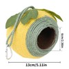 AIMALL Coconut Shell Bird Nest with Colourful Braided Rope and