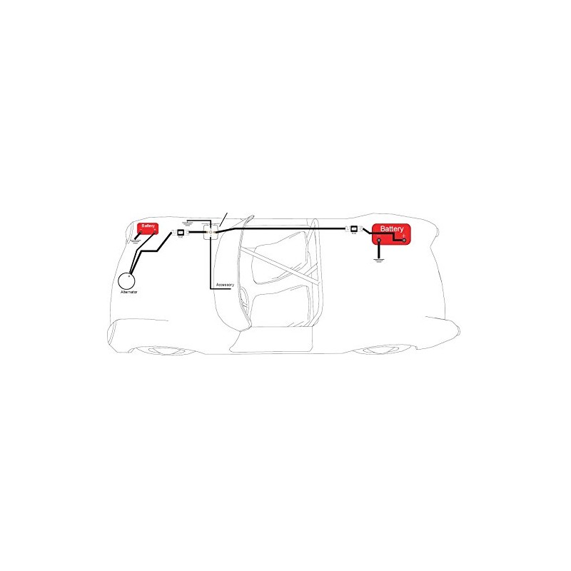 Stinger SGP32 200 AMP Battery Relay Isolator and Relay