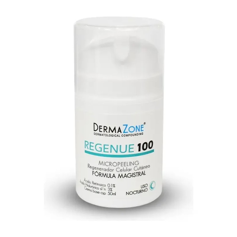 Crema DermaZone Regenue 50 Noche Ácido Hialurónico Regenerador Celular