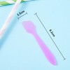 Wopanxye 100 Pack Cosmetic Spatulas, Small Plastic Spoon for DIY
