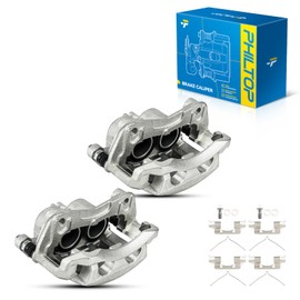 PHILTOP Brake Caliper Front Compatible with 2005-2023 Nissan Frontier, 2005-2015 Nissan Xterra, 2005-2012 Nissan Pathfinder, 2009-2012 Suzuki Equator, 19-B3122A, 19-B3123A