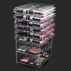 MOOCA Acrylic Rotating Makeup Organizer Desktop Cosmetics Storage Tower Makeup