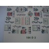 MINI Graphics DOLLHOUSE WALLPAPER- MINI SAMPLER- BLUE- 104D2