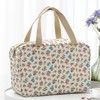 1 Storage Bag with Floral Pattern and 1 Mini Storage