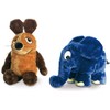 Schmidt Spiele 42188/42189 Soft Toy Mouse (25 cm) and Elephant