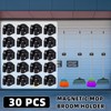 Vercraft 30 Pcs Magnetic Mop Broom Holder Movable Magnetic Broom