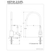Kingston Brass Gourmetier KS7192TL Templeton Single Handle Water Filtration Faucet,