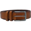 Ashford Ridge Men's 33 mm Double Bow Leather Belt, Tan