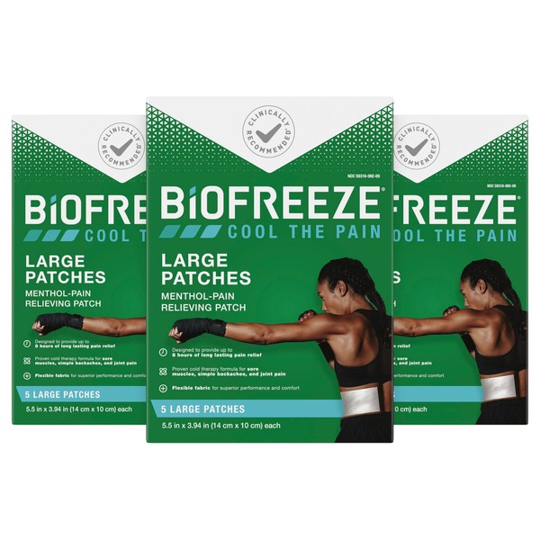 Biofreeze Biofreeze Pain Relief Patches, Arthritis Pain Reliver, Knee &