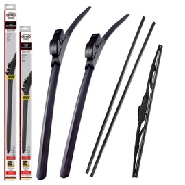 Fits Toyota C-HR 2016-onwards All Season Front Wiper Blades With Extra Refill Rubber And Rear Wiper HAS2616TLC14HRC