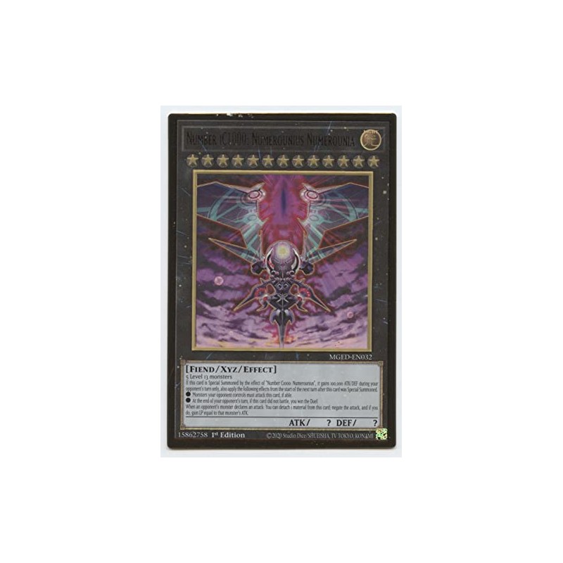 Number iC1000: Numerounius Numerounia - MGED-EN032 - Premium Gold Rare