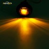 Partsam 20Pack 3/4" Inch Smoke Lens Amber LED Round Clearance