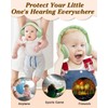 Lilian&Gema 2-in-1 Baby Ear Muffs Noise Protection, Adjustable Baby Headphones