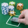 New Bulk Lot of 200 Monte Carlo Poker Chips -