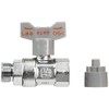 Kakudai Check Valve Attached Ball Water Stop Valve with Long