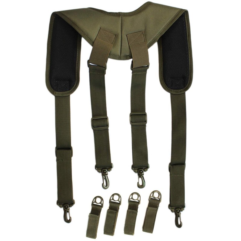MELOTOUGH Tactical Duty Belt Harness Padded Adjustable Tool Belt Suspenders