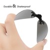 Hifot Sunglasses Attachment Clip On Sunglasses Pack of 2, Flip