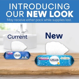 Cottonelle Flushable Wet Wipes for Adults, 1 Flip-Top Pack, 42 Wipes,... 