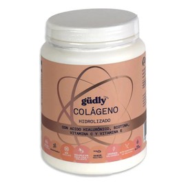 Colágeno Hidrolizado Gudly  Ácido Hialurónico Biotina 500gr Sabor Sin Sabor