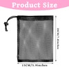 Classicseali 6PCS Small Mesh Bags, Small Net Bags Drawstring Closure,