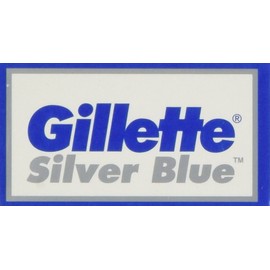 100 Silver Blue Double Edge Razor Blades Made in Russia by 7 O'clock