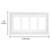 Henne Bery Sunken Pearls Heavy Duty Decorative Wall Plate Switch