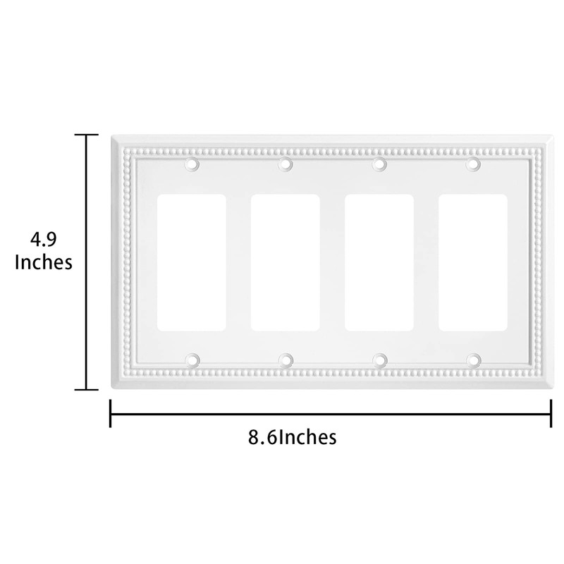 Henne Bery Sunken Pearls Heavy Duty Decorative Wall Plate Switch