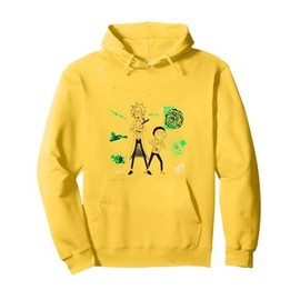Rick and Morty Merch Galactic Adventure Portal Pullover Hoodie