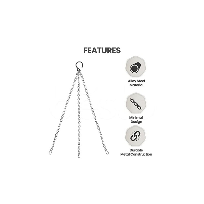 Orbitron 14" Hanging Basket Chain Replacement Easy Fit Spare Metal