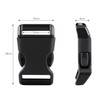 YQBOOM 5/8 Inch, 20 Pack Black Plastic Side Release Buckle