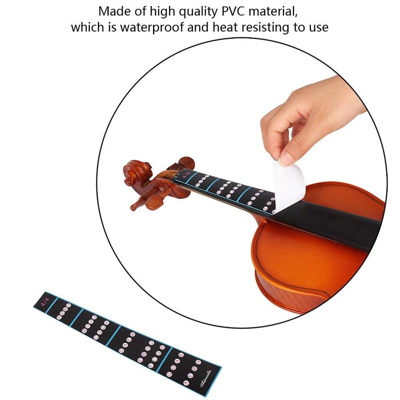 Kafuty Violin Finger Guide/Fingerboard Sticker Fret Guide Label Finger Chart