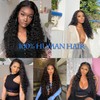 Real Hair Wefts for Sewing Invisible, Water Wave Bundles, Remy
