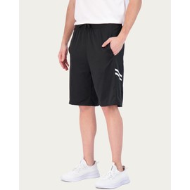 5 Pack Men’s Active Quick Dry Fit Short Pockets Athletic Running Gym Basketball Workout Activewear Sports Men, Set 12, M, Pack of 5