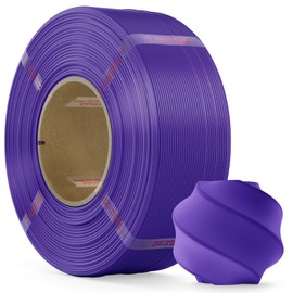 MarsWork PLA Filament 1.75mm PLA 3D Printer Filament(Refill),1kg Refill for Reusable Spools(2.2lbs),Premium Quality 3D Printing Filament for Bambu lab 3D Printers,Purple