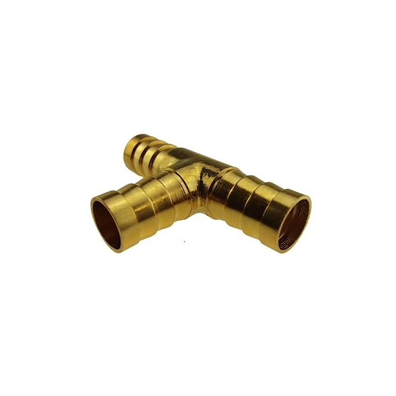Brass T Y Joiner Various Piece Fuel Hose Gas Joiner