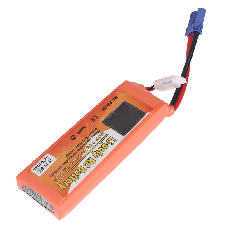 11.1v 4200mah 45C Rechargeable Toy Lithium Battery with EC5 Plug