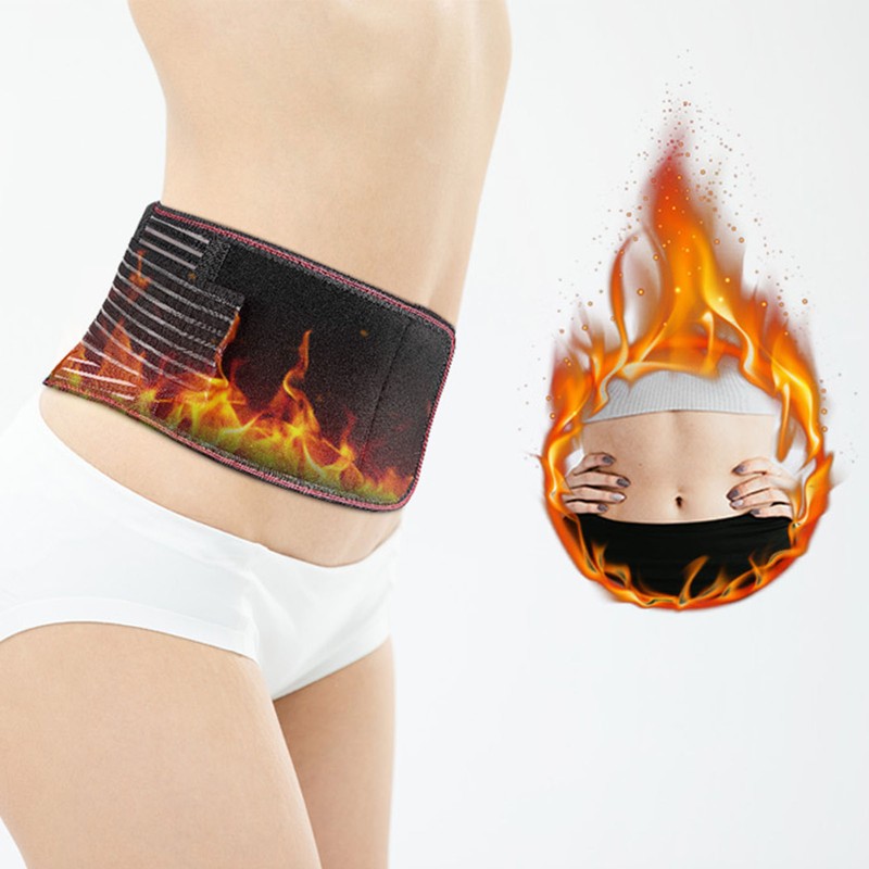 Thermal Lumbar Support for Lower Back Thicken Widened Removable Warm
