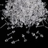 400 Pcs Clear Earrings, Plastic Earrings Clear Ear Pins and